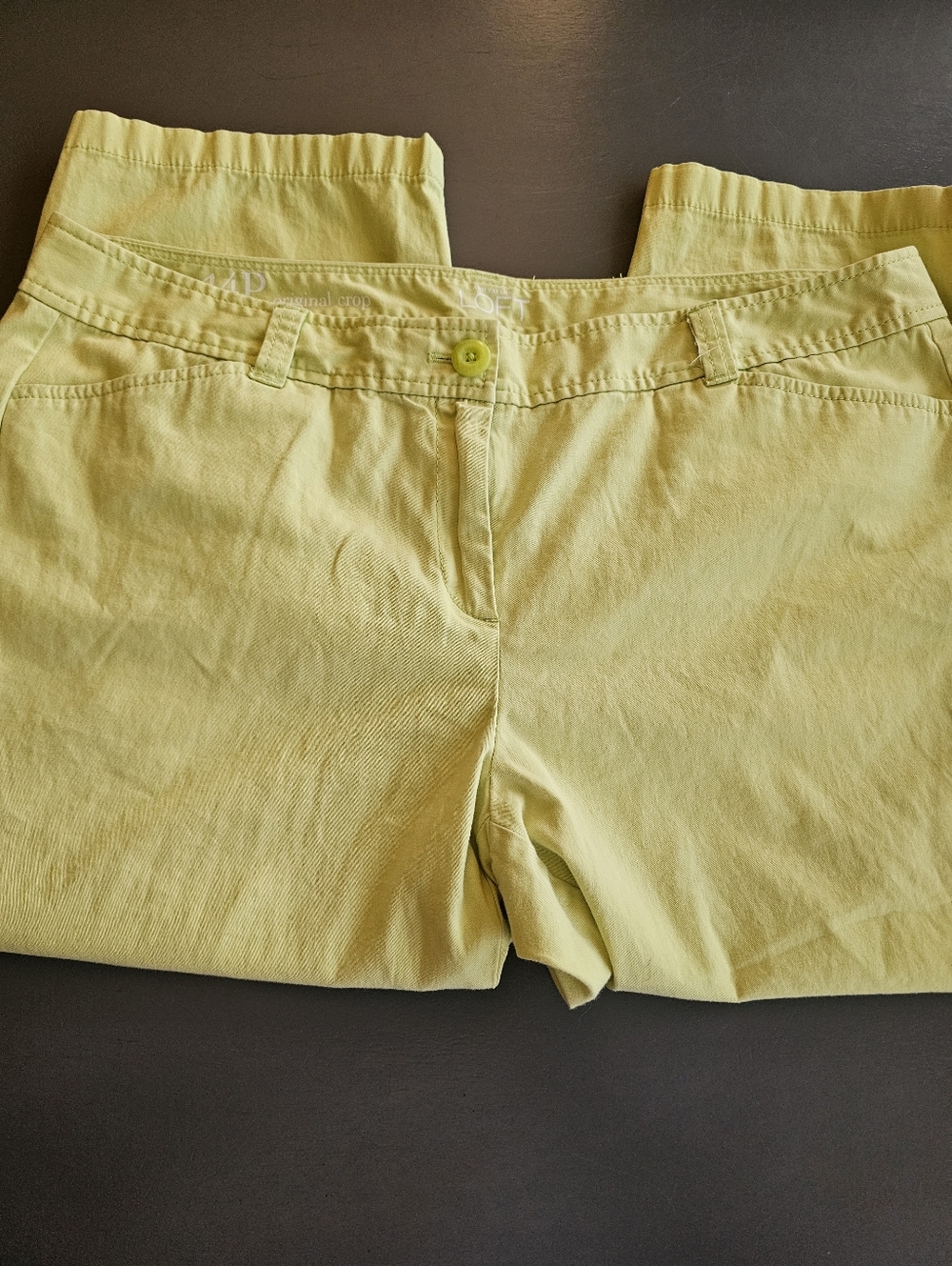 Womens Loft 14 Petite Original Cropped